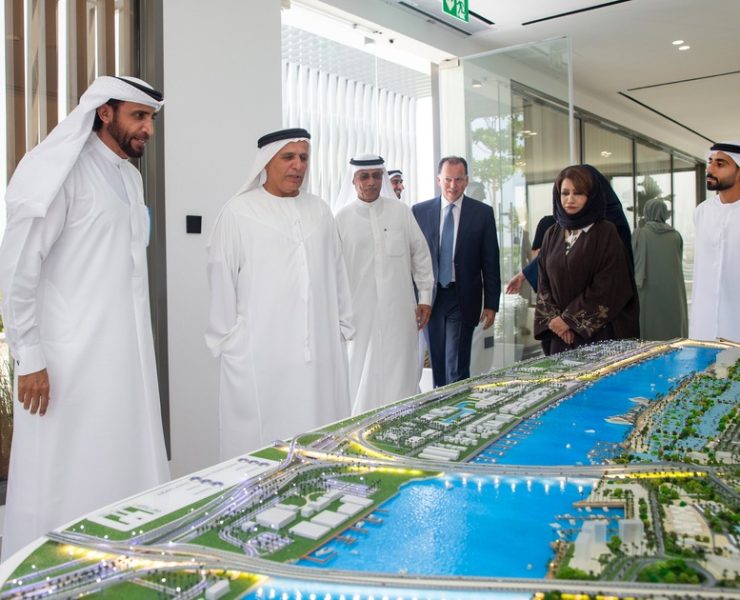 dubai islands bridge connects Bur Dubai