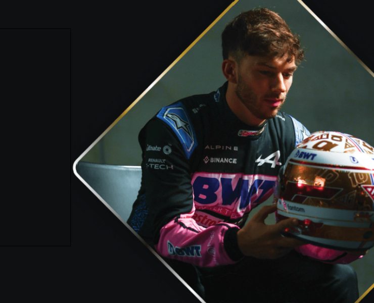 Abu Dhabi Grand Prix Alpine F1 Helmet Design