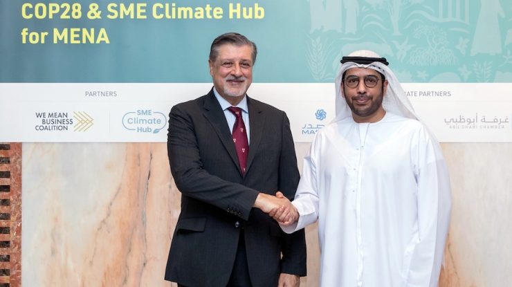 Support for SMEs - Adnan Amin, CEO, COP28 and Ahmed Khalifa Al Qubaisi, CEO, Abu Dhabi Chamber