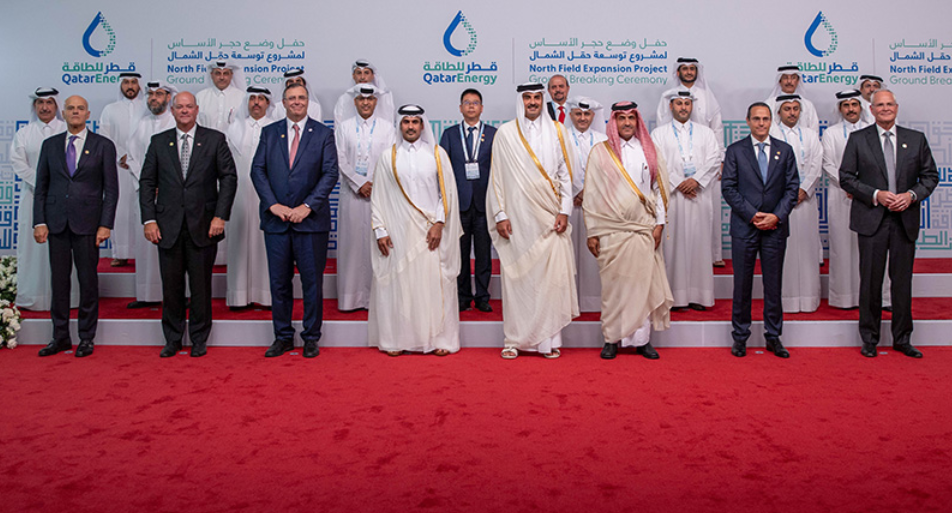Qatar foundation stone laid for North Field Expansion Project Image courtesy QatarEnergy