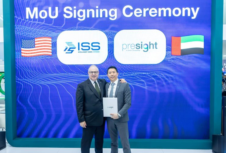 Richard Burns, Chairman of ISS and Thomas Pramotedham, CEO of Presight Image Supplied