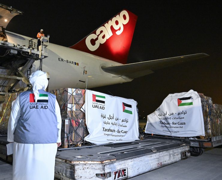 Tarahum - for gaza campaign: UAE sends relief aid Image: WAM