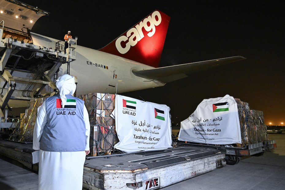 Tarahum - for gaza campaign: UAE sends relief aid Image: WAM