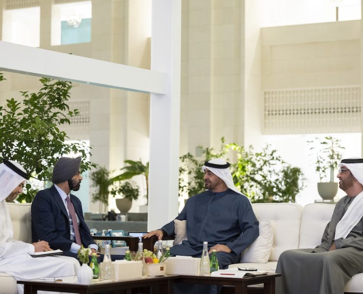 UAE PRESIDENT MEETS WORLD BANK CHIEF