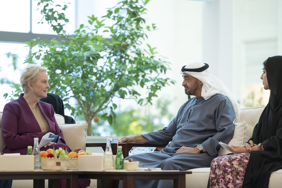 UAE PRES MEETS WORLD FOOD PROGRAMME CHIEF OVER GAZA CRISIS