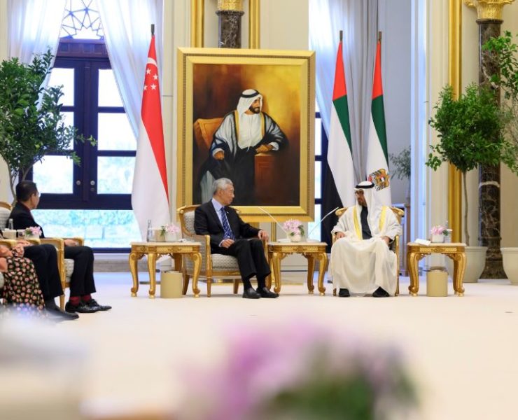 UAE President and Singapore PM discuss bilateral relations Image WAM