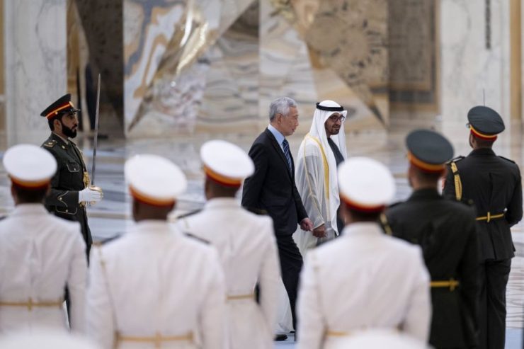 UAE President receives Singapore PM Image WAM