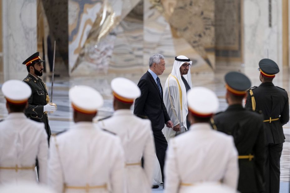 UAE President receives Singapore PM Image WAM