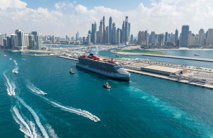 Dubai Harbour welcomes Virgin Voyages 2_ Dubai Cruise Season Image Supplied