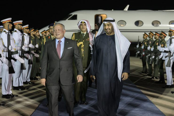 UAE President welcomes King of Jordan Image WAM