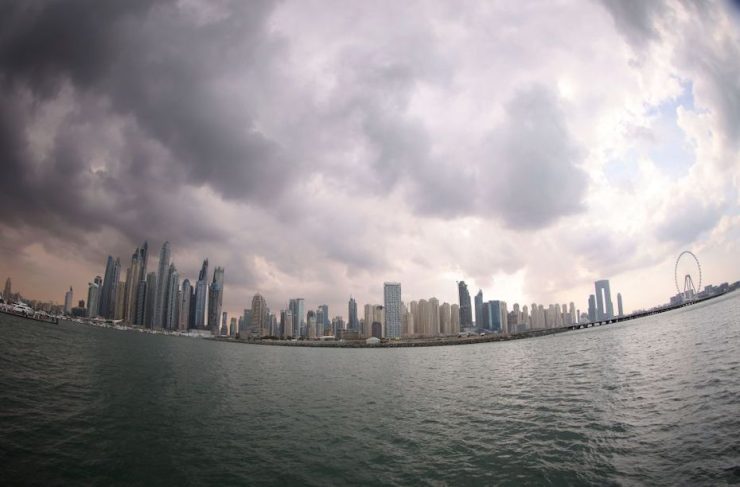 UAE weather rains hit Dubai and other emirates. Image Getty Images Karim Sahib