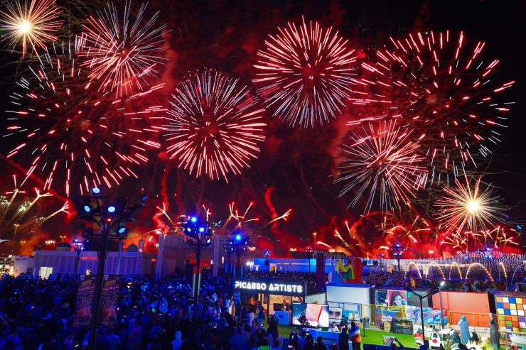 sheikh Zayed Festival NYE Fireworks display Image courtesy Sheikh Zayed Festival