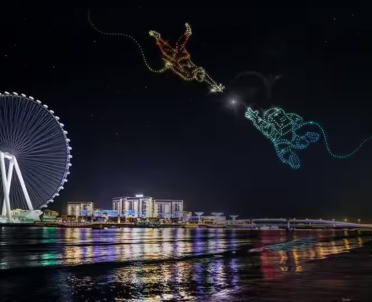 DRONE SHOW - THE BEACH, JBR