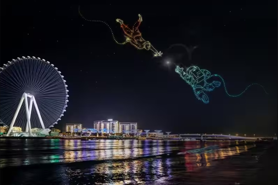 DRONE SHOW - THE BEACH, JBR