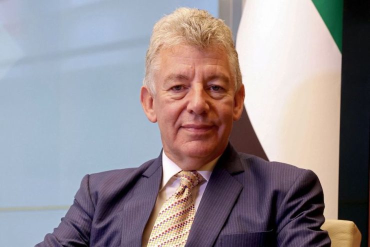 Dubai Airport chief Paul Griffiths (Photo by GIUSEPPE CACACE/AFP via Getty Images)