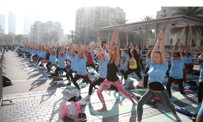 Thousands join Bollywood's Shilpa Shetty at XYoga Dubai